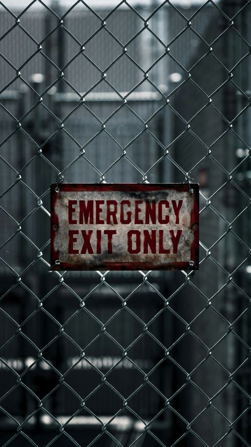 electrical emergency exit only