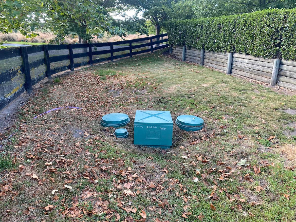 septic tank in ground in Auckland