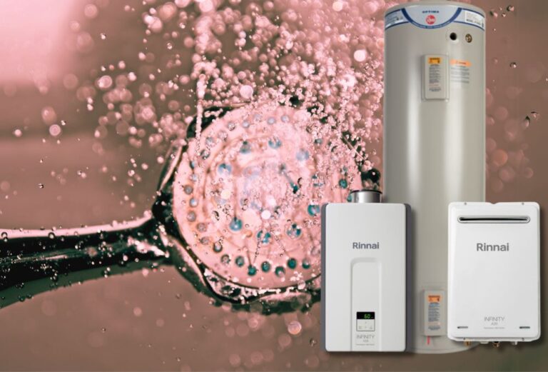 infinity and rheem hot water systems